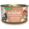 Schesir Cat konz.Compl.Nutrition Tuňák+losos želé 85g