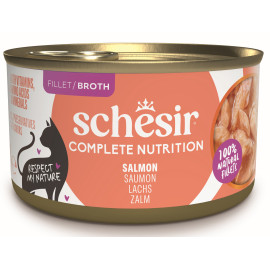 Schesir Cat konz.Compl.Nutrition Losos vývar 85g