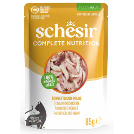 Schesir Cat kapsa Compl.Nutrition Tuňák+kuře želé 85g