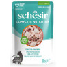 Schesir Cat kapsa Compl.Nutrition Tuňák+pražma želé85g