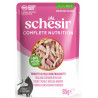 Schesir Cat kaps.Compl.Nutrit.Tuňák+kuře+šunka žel 85g