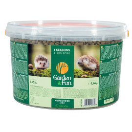 Krmivo GARDEN FUN pro volně žijící ježky kyblík 1,6kg