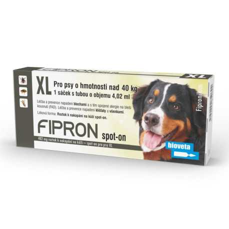 Fipron 402mg Spot-On Dog XL sol 1x4,02ml