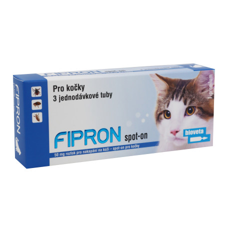 Fipron 50mg Spot-On Cat sol 3x0,5ml