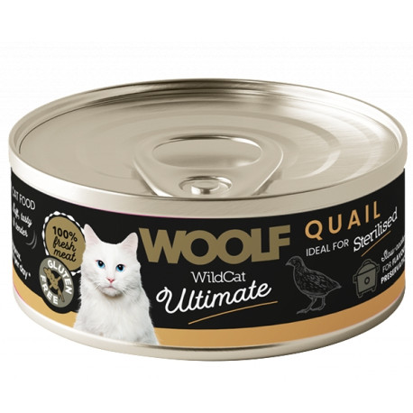 WOOLF Wildcat Ultimate konz Quail pate 85g