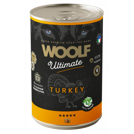 WOOLF Ultimate DogFood konz. Turkey 400g