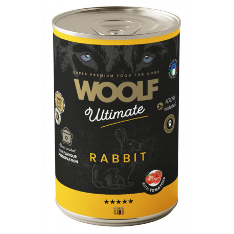 WOOLF Ultimate DogFood konz. Rabbit 400g