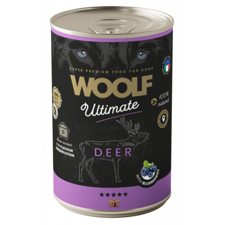 WOOLF Ultimate DogFood konz. Deer 400g