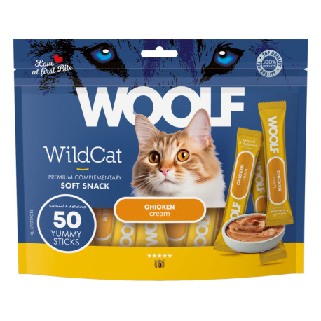 WOOLF WildCat Cream Regular Chicken 50x14g