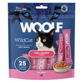 WOOLF WildCat Cream Regular Tuna&Salmon 25x14g