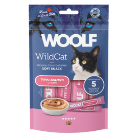 WOOLF WildCat Cream Regular Tuna&Salmon 5x14g