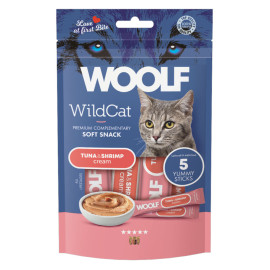 WOOLF WildCat Cream Regular Tuna&Shrimp 5x14g