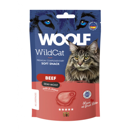 WOOLF WildCat Semi-Moist Snack Beef 50g