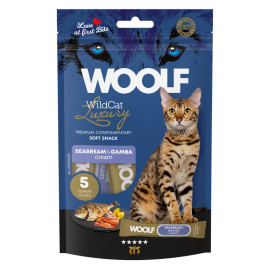 WOOLF WildCat Cream Luxury Seabream&Gamba 5x14g