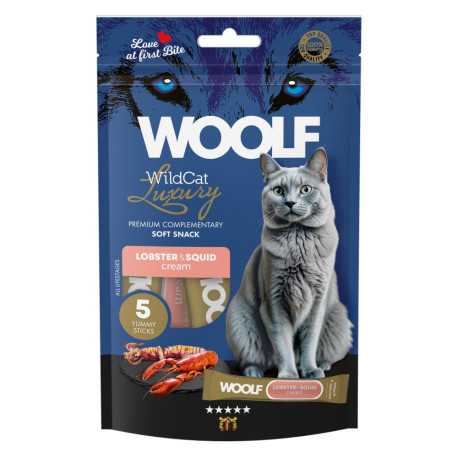 WOOLF WildCat Cream Luxury Lobster&Squid 5x14g