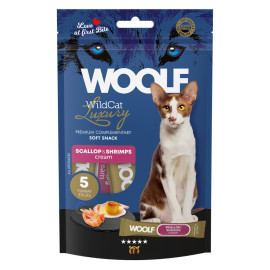 WOOLF WildCat Cream Luxury Scallop&Shrimps 5x14g
