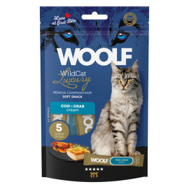 WOOLF WildCat Cream Luxury Cod&Crab 5x14g