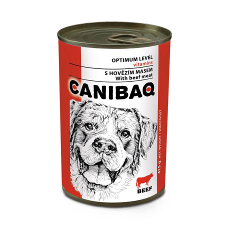 Canibaq dog konz. hovězí 415g