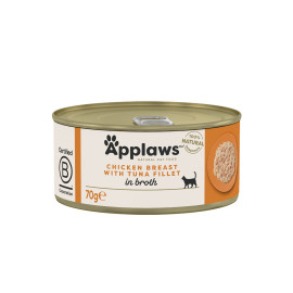 Applaws Cat konz. Adult Broth kuřecí prsa s tuňákem70g