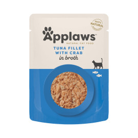 Applaws Cat kapsa Adult Broth tuňák s krabem 70g