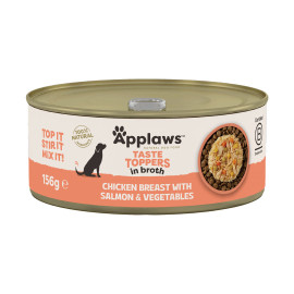 Applaws Dog konz. Toppers Broth kuře s lososem 156g