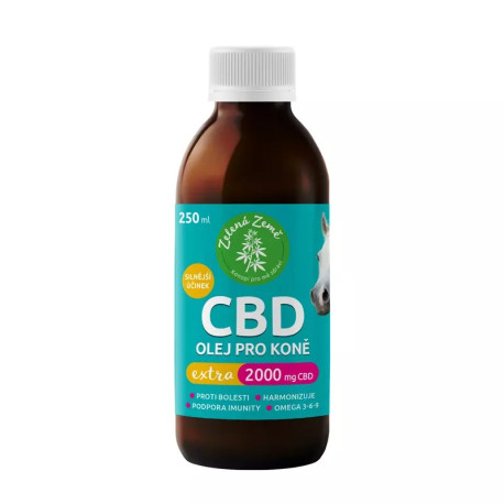 CBD olej pro koně Extra 2000mg, 250ml