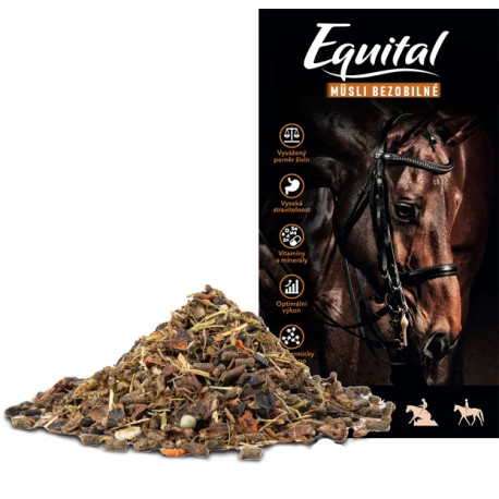 Equital Müsli bezobilné pro koně 20kg