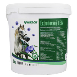 Mikrop Extrudovaný len pro koně kyblík 2 kg