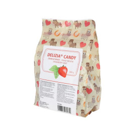 Pochoutka pro koně DELIZIA Candy, jahoda-máta 600g