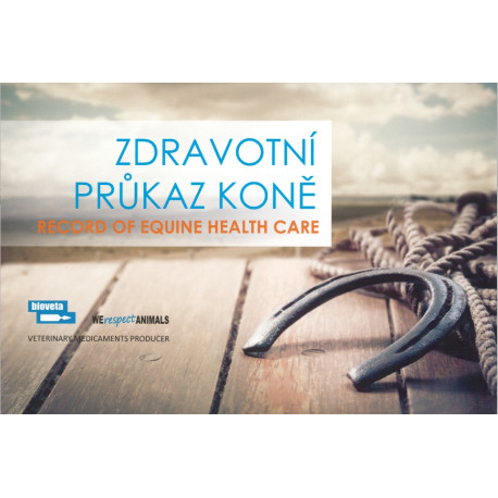 Zdravotní průkaz pro koně Bioveta 1ks