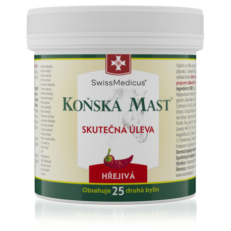 Koňská mast hřejivá 250ml
