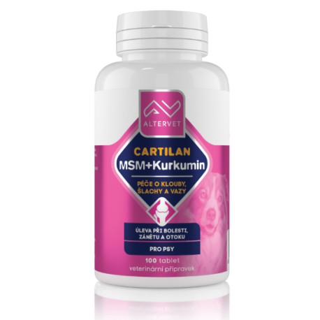 CARTILAN MSM+KURKUMIN 100tbl Altervet