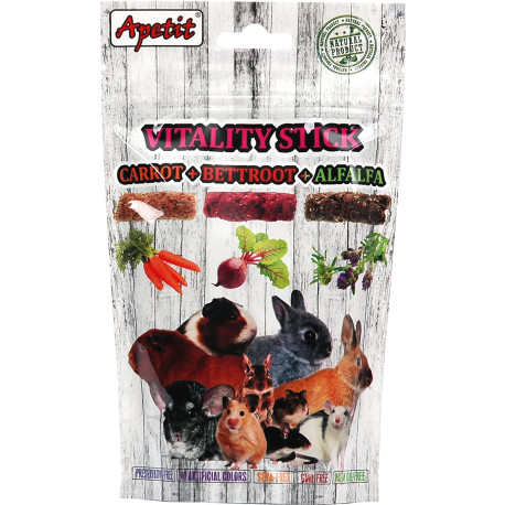 Apetit poch. Vitality Sticks mrkev,řepa,vojtěška 120g