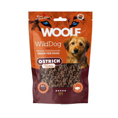 WOOLF WildDog poch. Bites Soft Ostrich 100g