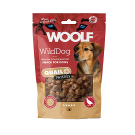 WOOLF WildDog poch. Twisties Quail&Cod 100g