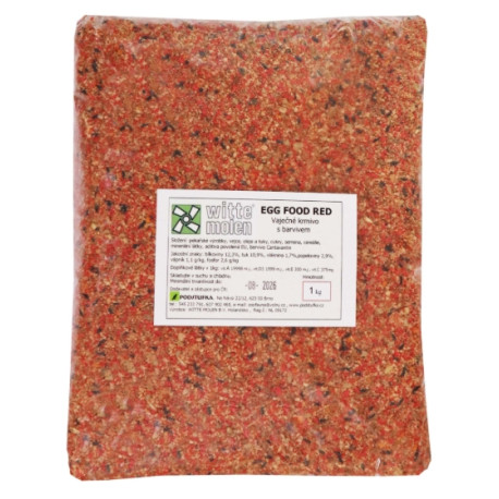 Krmivo pro Ptáky WM EGGFOOD Red,vaječné s barvivem 1kg