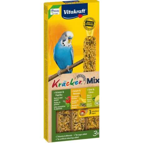 Vitakraft Bird Kräcker  fig/sesam/budgies tyč 3ks