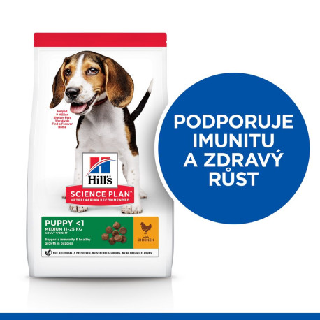 Hill's Can.Dry SP Puppy Medium Chicken 18kg