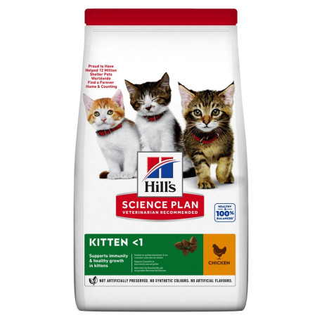 Hill's Fel. Dry SP Kitten Chicken 1,5kg