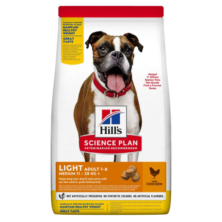 Hill's Can. SP Light Adult Medium Chicken 14kg