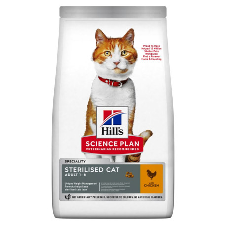 Hill's Fel. SP Adult Sterilised Cat Chicken 1,5kg