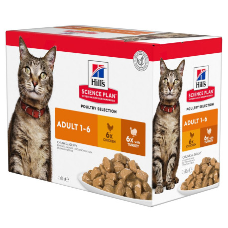 Hill's Fel. SP Adult Chicken&Turkey kapsa 12x85g