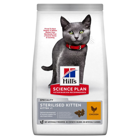 Hill's Fel. SP Kitten Sterilised Chicken 1,5kg