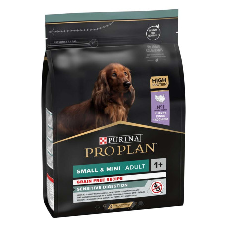 ProPlan Dog Adult Sm&Mini OptiDigest GrainFr krůt2,5kg