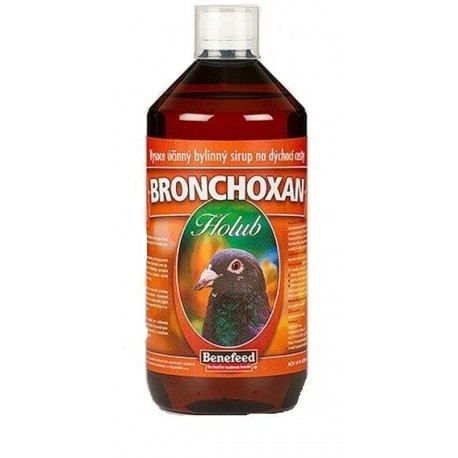Bronchoxan pro holuby bylinný sirup 1 l