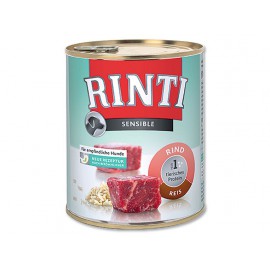 Konzerva RINTI Sensible hovězí + rýže 800g
