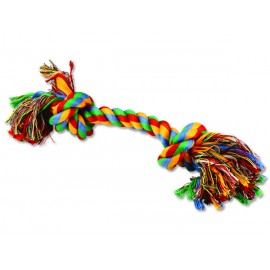 Uzel DOG FANTASY bavlněný barevný 2 knoty 30 cm 1ks