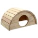 Domek SMALL ANIMALS půlkruh dřevěný 31 x 20 x 15,5 cm 1ks