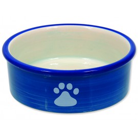 Miska MAGIC CAT keramická kočičí tlapka modrá 12,5 cm 1ks
