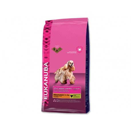 EUKANUBA Adult Medium Light / Weight Control 15kg